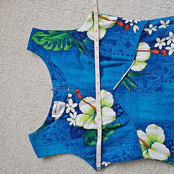 Vintage Royal Hawaiian long dress, Med - Picture 5 of 10